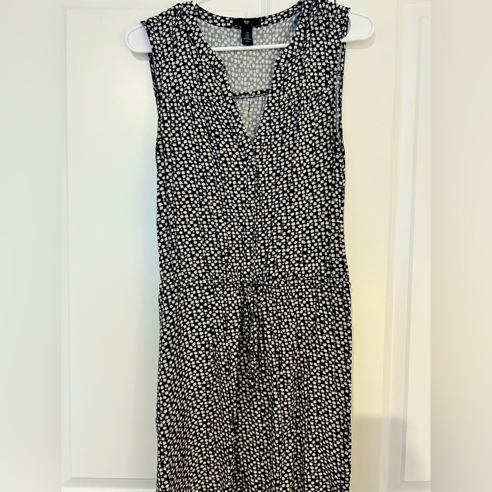 Gap Navy Floral Dress
